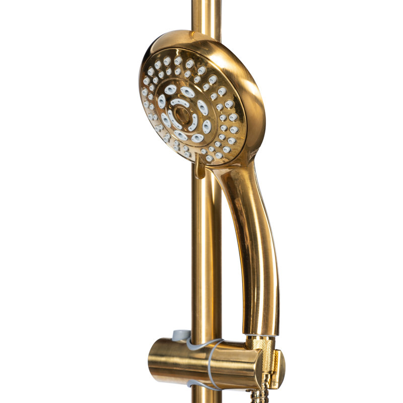 Pulse Shower Spas Kauai Rain Shower Head with Handshower & Reviews